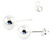 Silver Studs with Silver Ball ST4-ST5-ST6-ST7-ST20-ST21-ST22-ST26-ST27-ST28 - SKU 20069