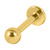 22ct Gold Plated Steel (PVD) Labrets - SKU 20078