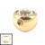 Zircon Steel Clip in Jewelled Balls (Gold colour PVD) - SKU 20118