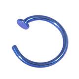 Titanium Coated Steel Open Nose Ring - SKU 20142