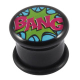 Acrylic Comic Plug BANG / 16