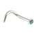 Steel Jewelled Nose Stud (2.35mm head) - SKU 20460