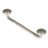 Titanium Surface Barbell with Disks 1.6mm gauge, 2.5mm depth, 4mm disks. 1.6mm, 17mm, 4mm, Mirror Polish