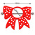 Polka Dot Red Bow Nipple Surround with Bar - SKU 21254