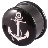 Acrylic Logo Plugs 6-14mm 6mm, Anchor