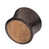 Organic Plug Ebony Wood with Teak Wood (OG4) 20 / Ebony Wood with Teak Wood