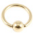 Zircon Steel Ball Closure Ring (BCR) (Gold colour PVD) - SKU 21481
