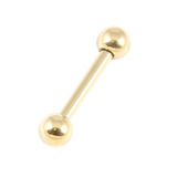 Zircon Steel Micro Barbells 1.2mm (Gold colour PVD) - SKU 21681