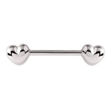 Steel Hearts Nipple Bar - SKU 21974