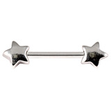 Steel Stars Nipple Bar - SKU 21975