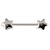 Steel Stars Nipple Bar - SKU 21975