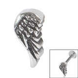 Steel Threaded Attachment - 1.2mm and 1.6mm Cast Steel Angel Wing - SKU 21994