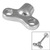 Steel Threaded Attachment - 1.2mm and 1.6mm Cast Steel Key - SKU 21996