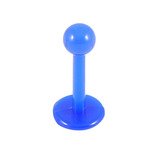 Flex Acrylic Labret 1.2mm 1.2mm x 8mm / Blue