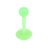 Flex Acrylic Labret 1.2mm 1.2mm x 8mm / Green