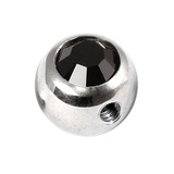 Steel Side-threaded Jewelled Balls 1.6x5mm - SKU 22041