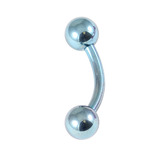 Titanium Curved Bar 1.6mm with 5-5 balls - SKU 22067