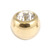 Zircon Steel Jewelled Balls 1.6mm (Gold colour PVD) - SKU 22448