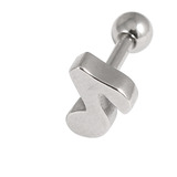Steel Barbell with Cast Steel Attachment 1.2mm 1.2mm, 10mm, Music Note