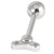 Steel Barbell with Cast Steel Attachment 1.6mm - SKU 22745