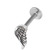 Steel Labret with Cast Steel Attachment 1.2mm - SKU 22757