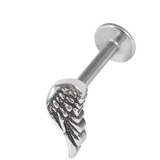 Steel Labret with Cast Steel Attachment 1.2mm - SKU 22758