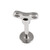 Steel Labret with Cast Steel Attachment 1.2mm - SKU 22769