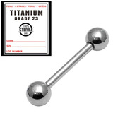 Sterile Titanium Barbell 1.6mm - SKU 22992