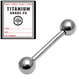 Sterile Titanium Barbell 1.6mm - SKU 22996