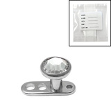 Sterile Titanium Dermal Anchor with Jewelled Disk Top - SKU 23010