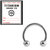 Sterile Titanium Circular Barbells (CBB) (Horseshoes) - SKU 23019