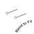Silver Studs - Mixed Silver Star Nose Studs 2 Star Nose Studs (1 pair) (2mm star) - alternative image