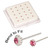 Silver Studs - Tiny Jewelled Nose Studs - SKU 23072