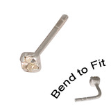 Crystal Nose Stud (Bend to fit) (ST11 ST12 ST13) - SKU 23177