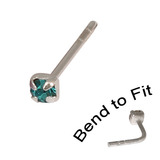 Crystal Nose Stud (Bend to fit) (ST11 ST12 ST13) - SKU 23188