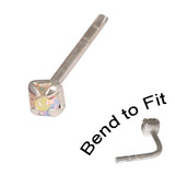 Crystal Nose Stud (Bend to fit) (ST11 ST12 ST13) - SKU 23191