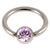 Steel Jewelled BCR 0.8mm Lilac / 6 - alternative image