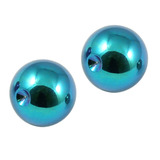 Titanium Clip in Ball (for BCR) 5mm, Turquoise, 2 balls (a pair)