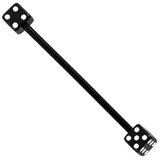 Bioflex Industrial Scaffold Barbells - Acrylic Dice 1.6mm, 34mm, 5mm, Black shaft with Black Acrylic Dice