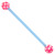 Bioflex Industrial Scaffold Barbells - Multi-Heart 1.6mm, 34mm, 5mm, Blue shaft with Pink Multi Heart Balls - alternative image