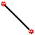 Bioflex Industrial Scaffold Barbells - Multi-Star 1.6mm, 34mm, 5mm, Black shaft with Red Multi Star Balls - alternative image