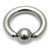Titanium BCR 2.5mm Large Gauge (Ball Closure Ring) - SKU 24220