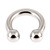 Titanium Circular Barbells (CBB) (Horseshoes) Large Gauge - SKU 24238