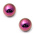 Titanium Threaded Balls 1.2mm, 4mm, Purple - 2 balls - alternative image