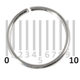 Sterling Silver Hoops - Earrings and Nose rings H141-H141B - SKU 24520