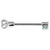 Steel Jewelled Key Nipple Bars - SKU 24590