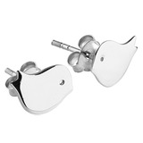 Sterling Silver Love Birds Stud Earrings Love Birds Stud Earrings
