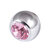 Steel Threaded Jewelled Balls 1.6x4mm - SKU 248