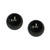Black Steel Threaded Balls - SKU 24832