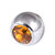 Steel Threaded Jewelled Balls 1.6x4mm - SKU 250